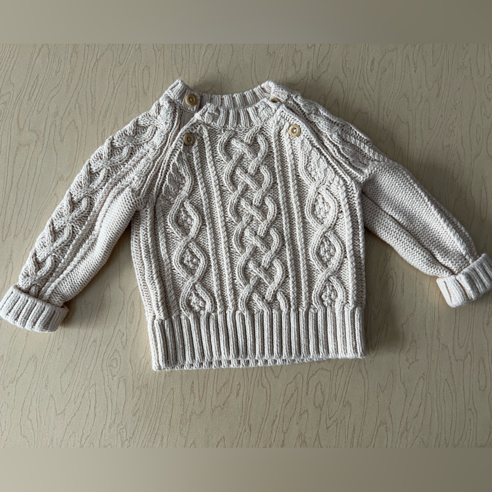 H&M Cable knit Sweater 12-18 Months
